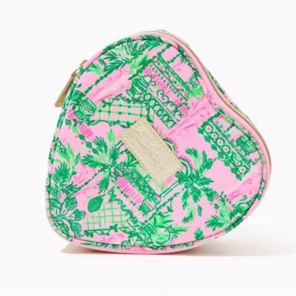 New Lilly Pulitzer Heart Shaped Pouch
